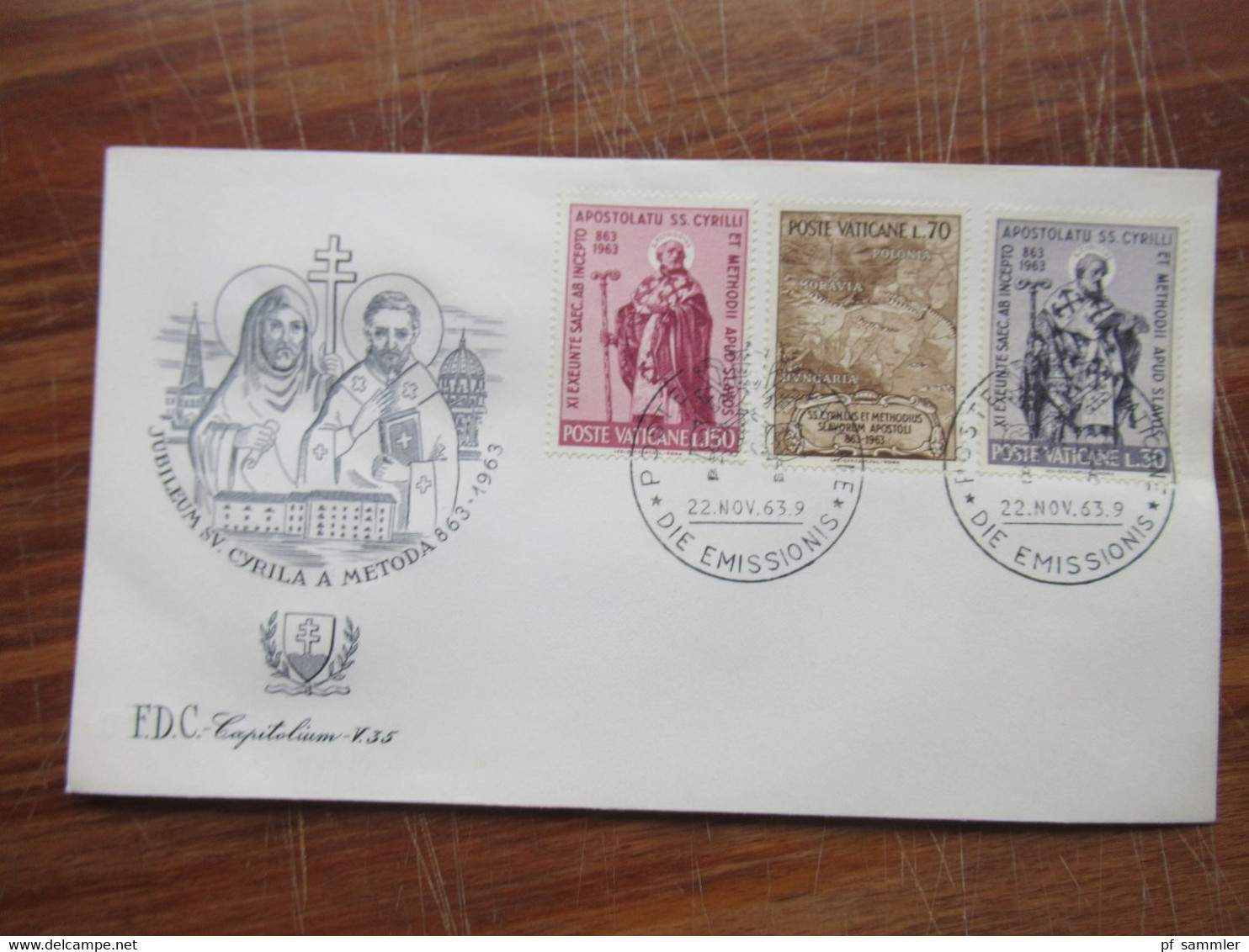 Vatican / Vatikanstadt 1950er / 60er Jahre kleiner belegeposten mit Ansichtskarten und FDC