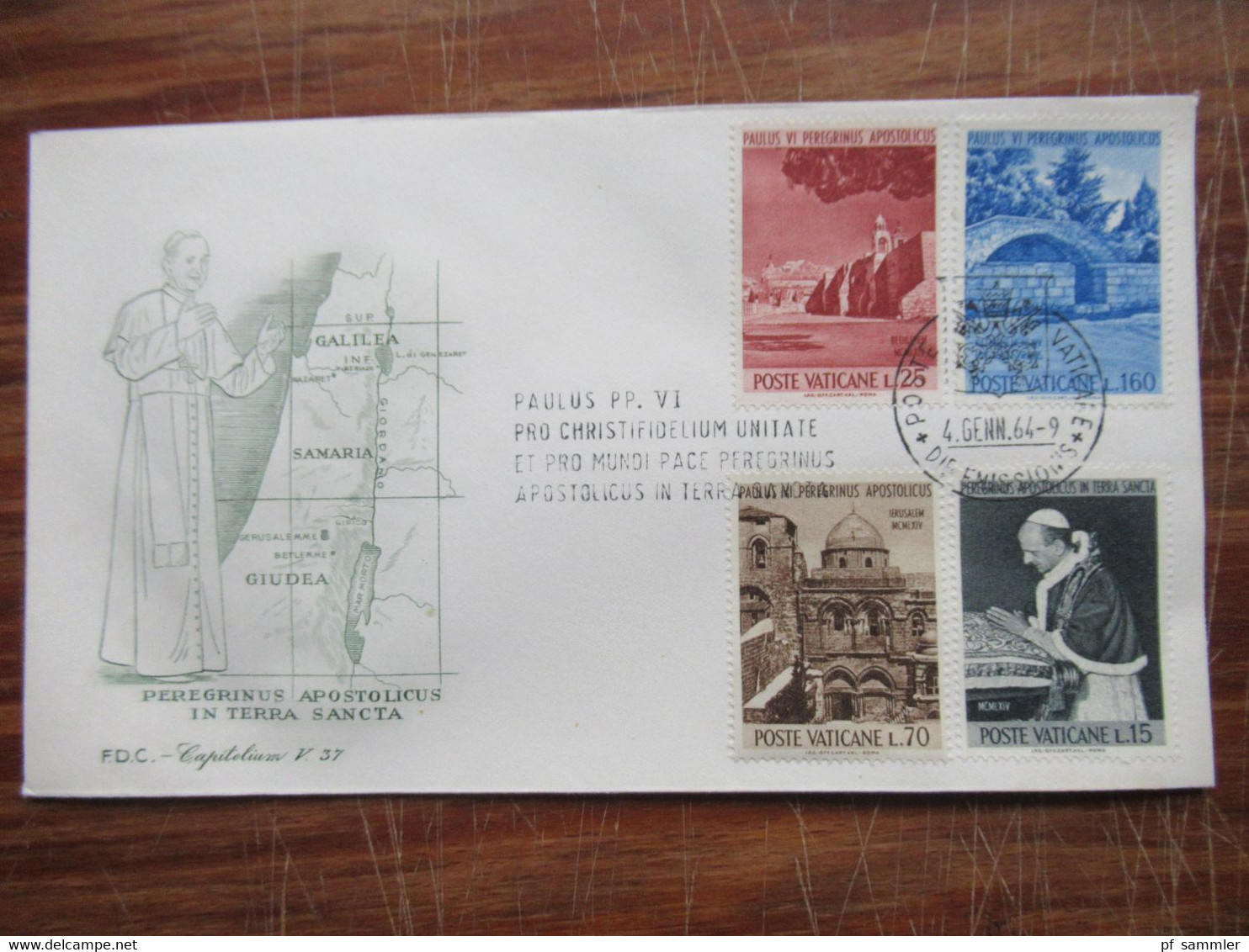 Vatican / Vatikanstadt 1950er / 60er Jahre kleiner belegeposten mit Ansichtskarten und FDC