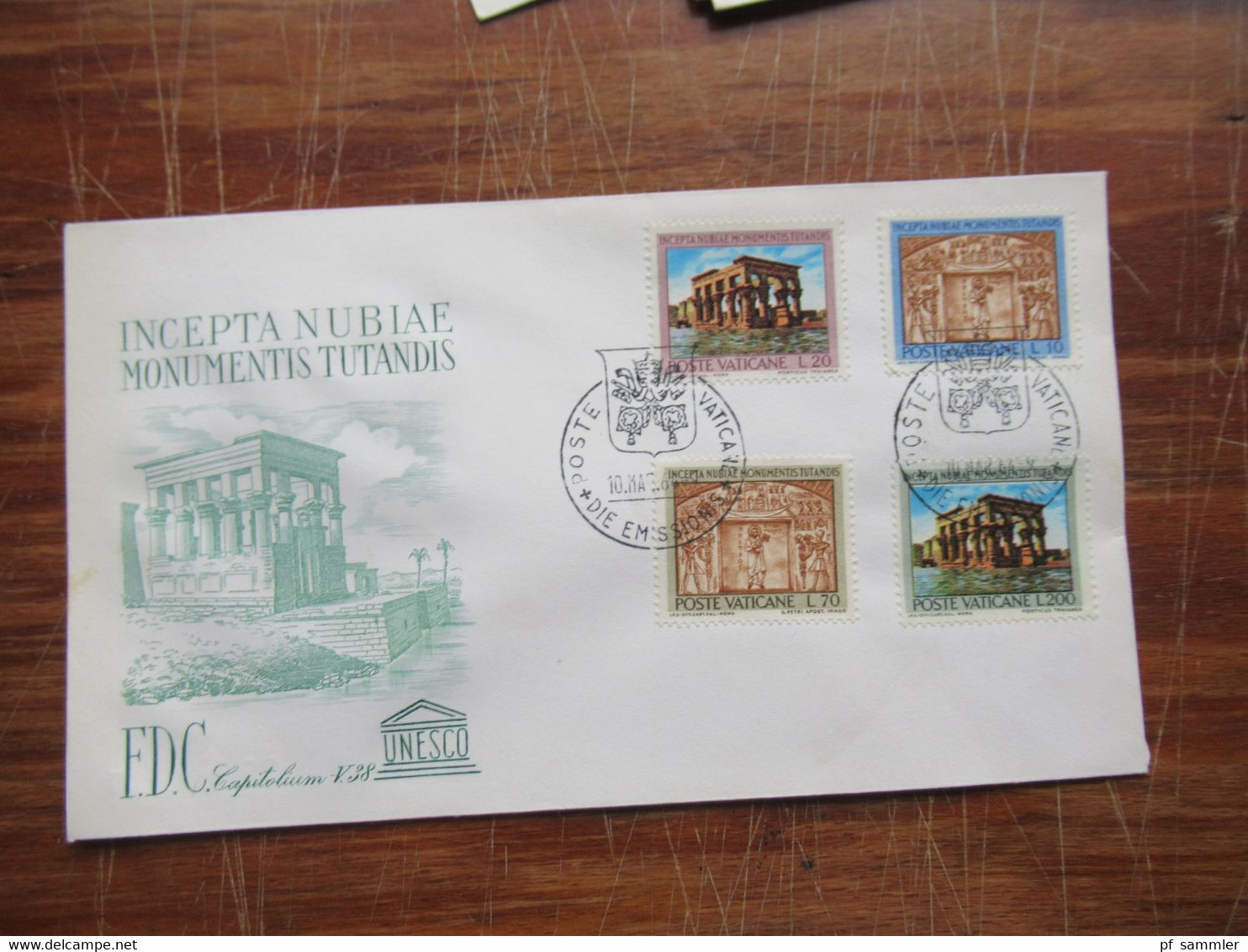 Vatican / Vatikanstadt 1950er / 60er Jahre kleiner belegeposten mit Ansichtskarten und FDC