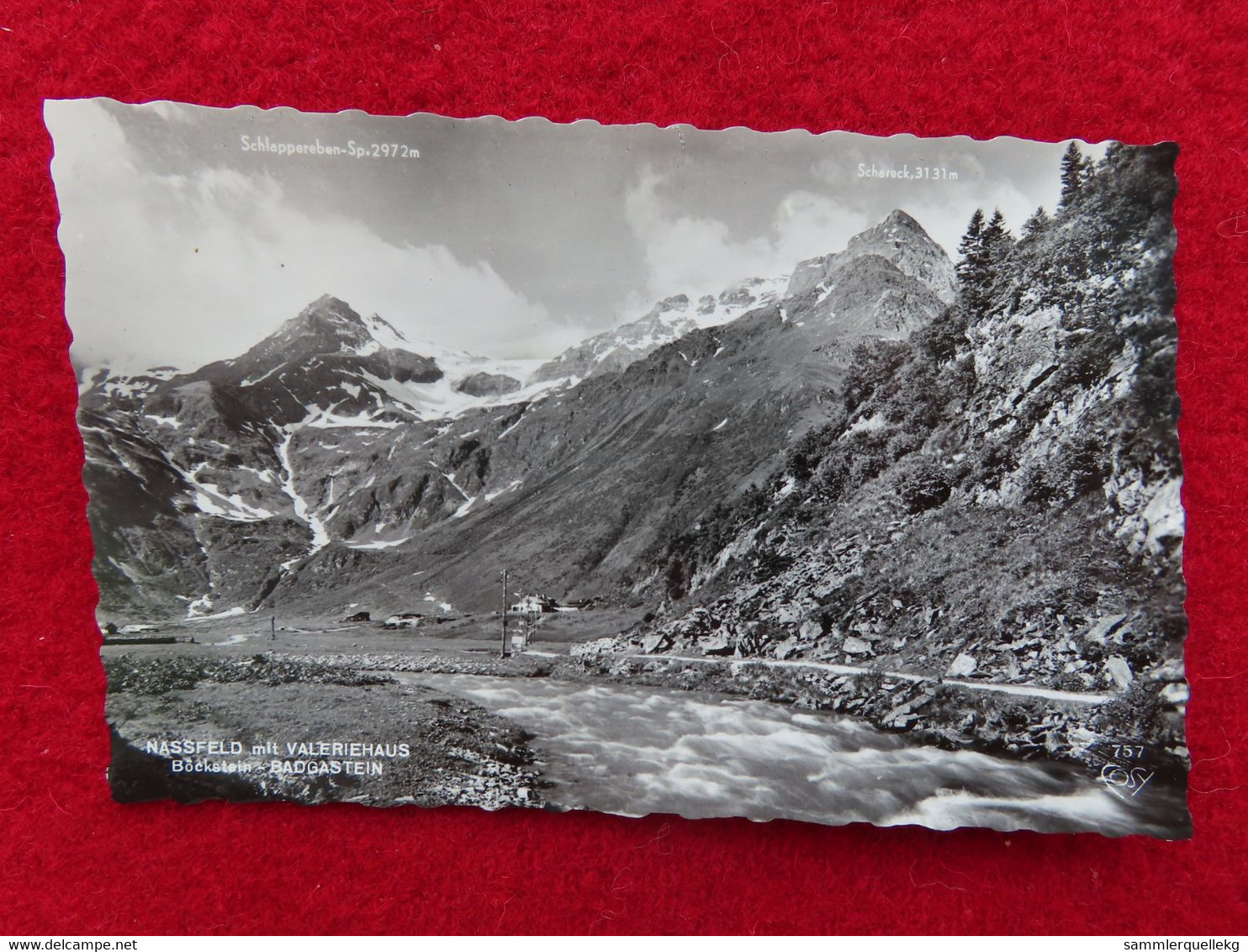 AK: Echtfoto - Nassfeld Böckstein - Badgastein, Ungelaufen (Nr.860) - Böckstein