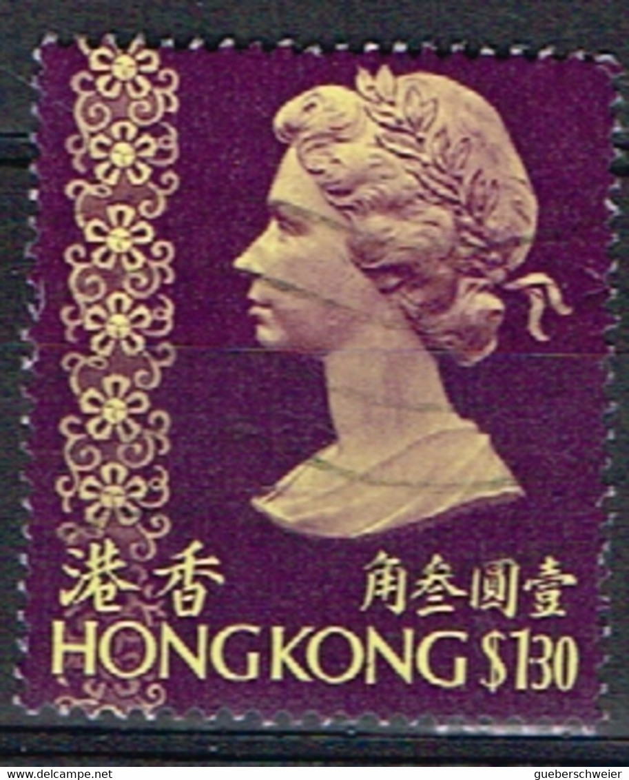 GB COL 21 - HONG-KONG N° 312 Obl. Reine Elisabeth - Usati