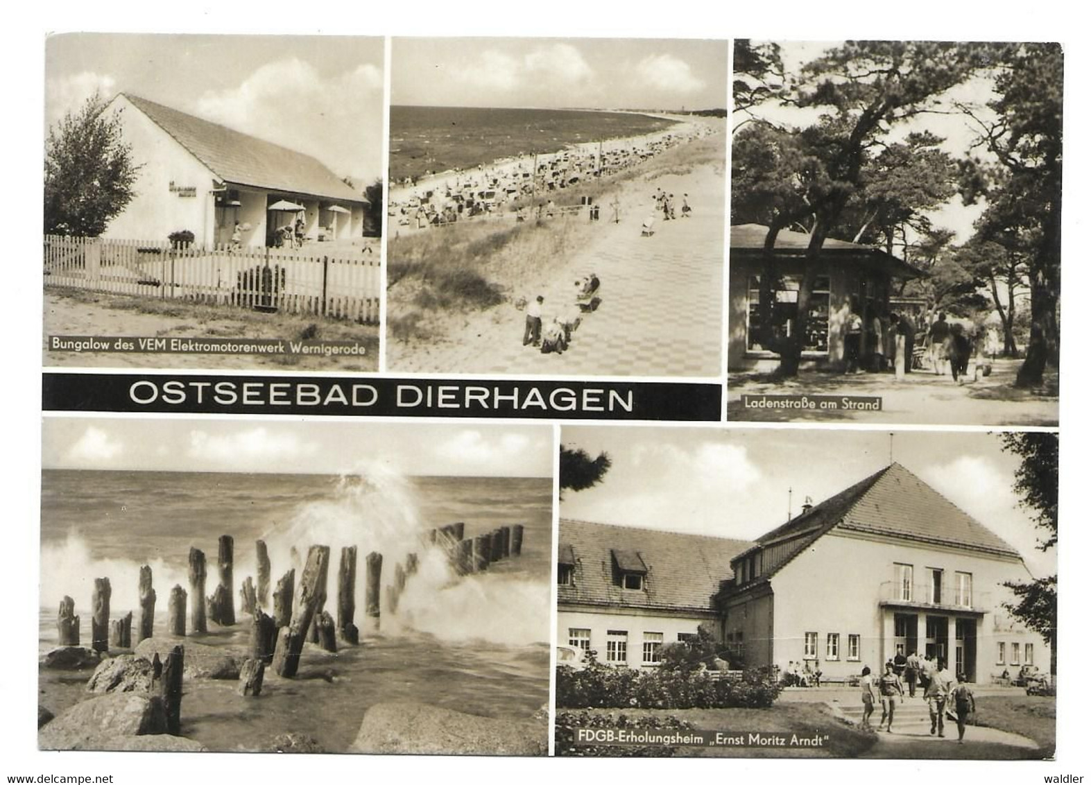 2591  OSTSEEBAD DIERHAGEN - MEHRBILD  1970 - Ribnitz-Damgarten