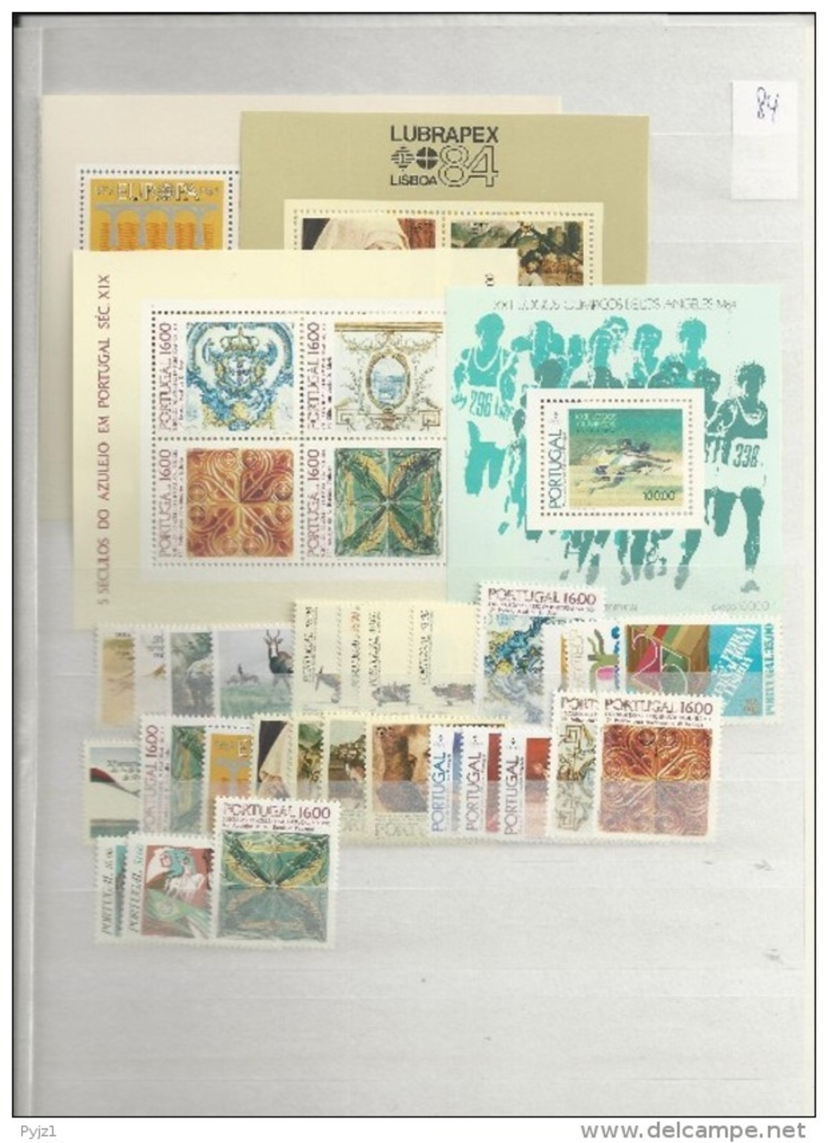 1984  MNH Portugal, Year Complete, Postfris - Volledig Jaar