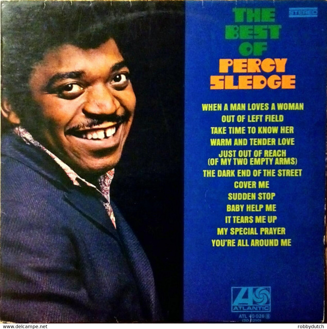 * LP *  THE BEST OF PERCY SLEDGE (Germany 1969) - Soul - R&B