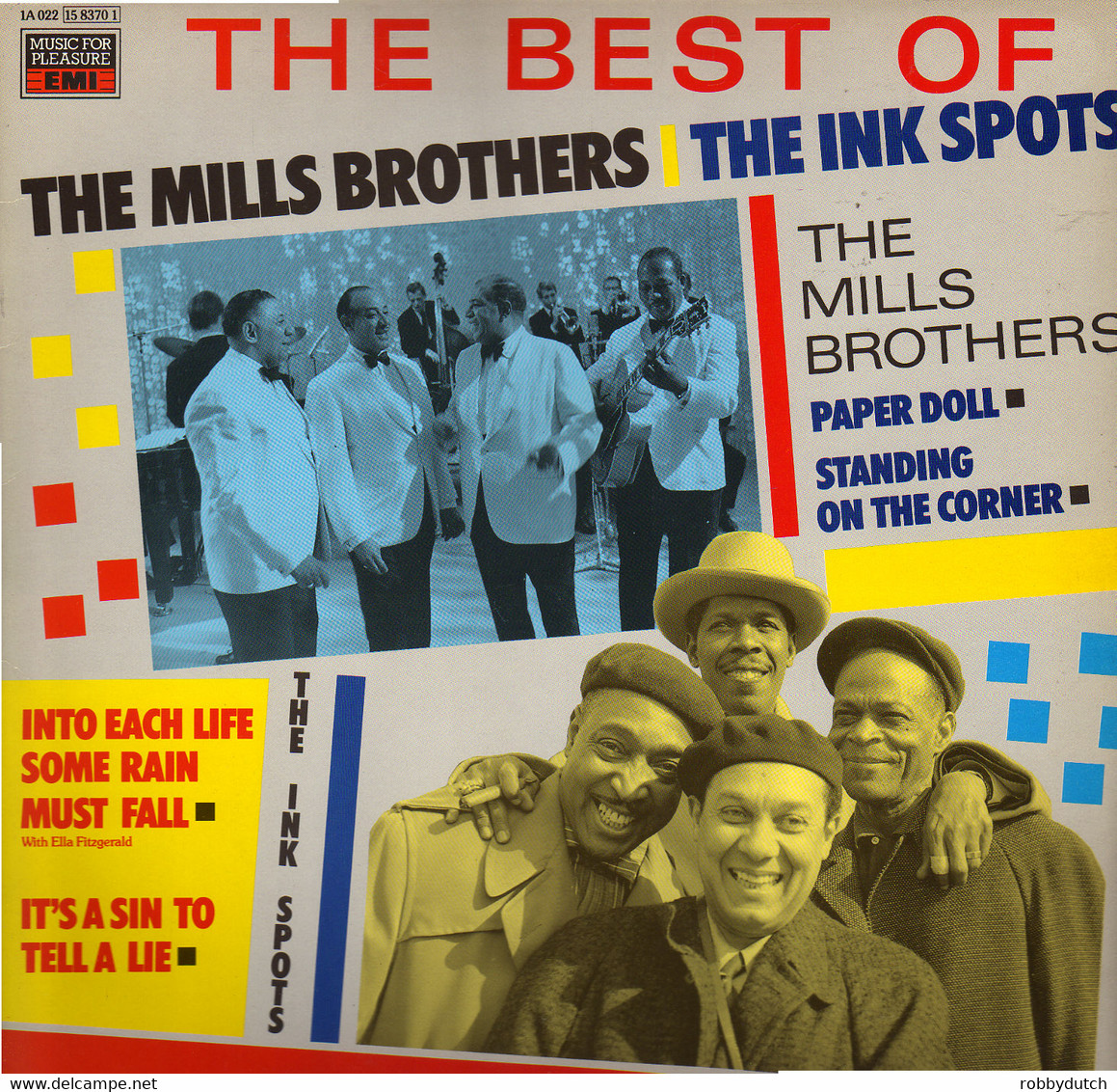 * LP * THE BEST OF THE MILLS BROTHERS & THE INK SPOTS - Soul - R&B