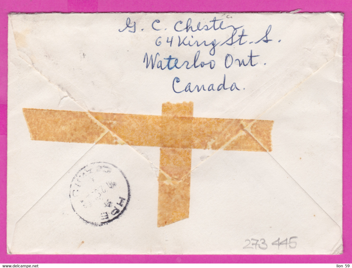 273445 / Canada Cover 1966 - 15 C. Branta Canadensis Geese Goose Duck , Waterloo Flamme Why Wait For Spring Do It Now ! - Geese