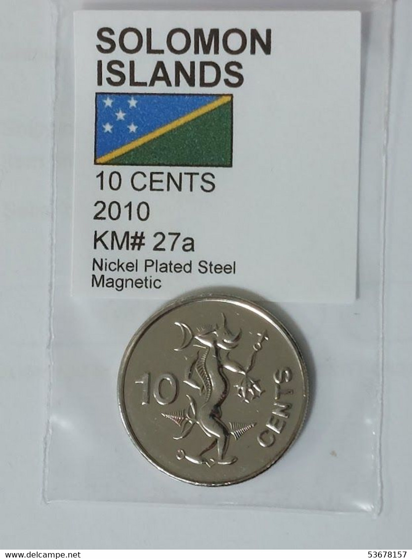 Solomon Islands - 10 Cents, 2010, Unc, KM# 27a - Salomonen