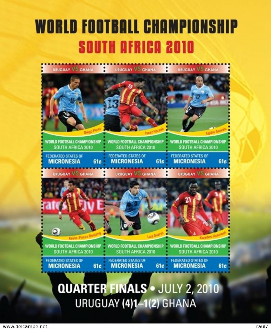 Micronésie 2010 - Coupe Du Monde 2010 En Afrique Du Sud, Uruguay Vers Ghana - Feuillet Neuf // Mnh - 2010 – South Africa