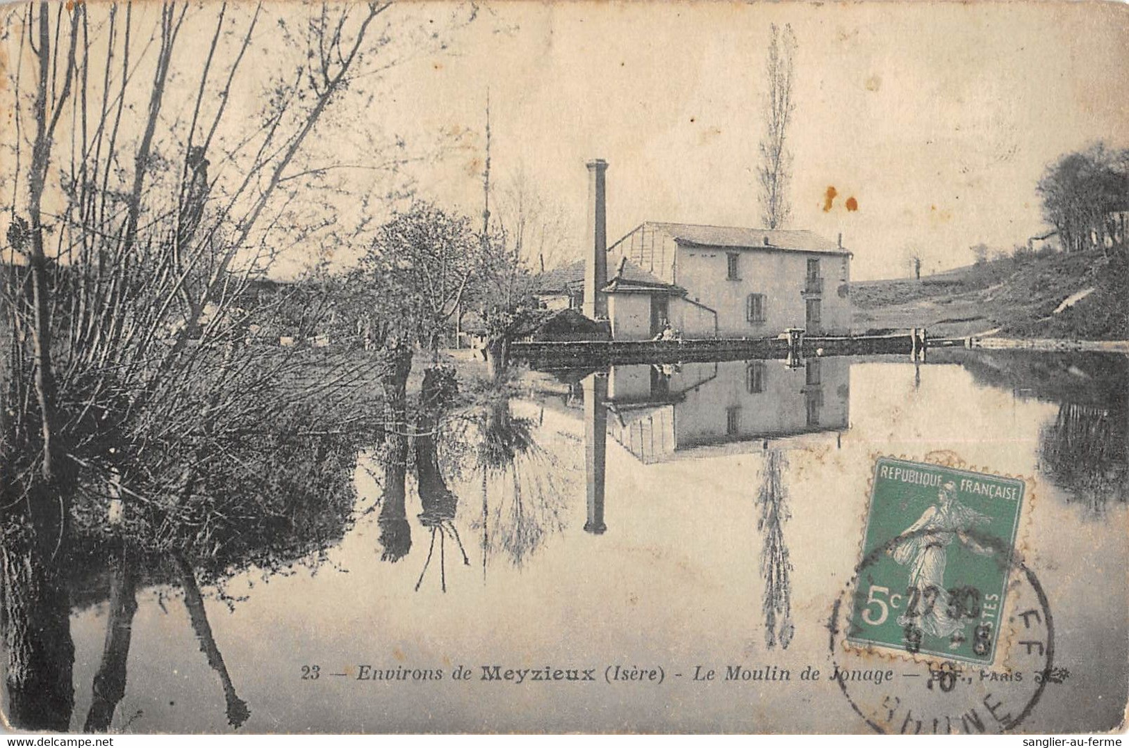 CPA 38 ENV.DE MEYZIEU LE MOULIN DE JONAGE - Other & Unclassified