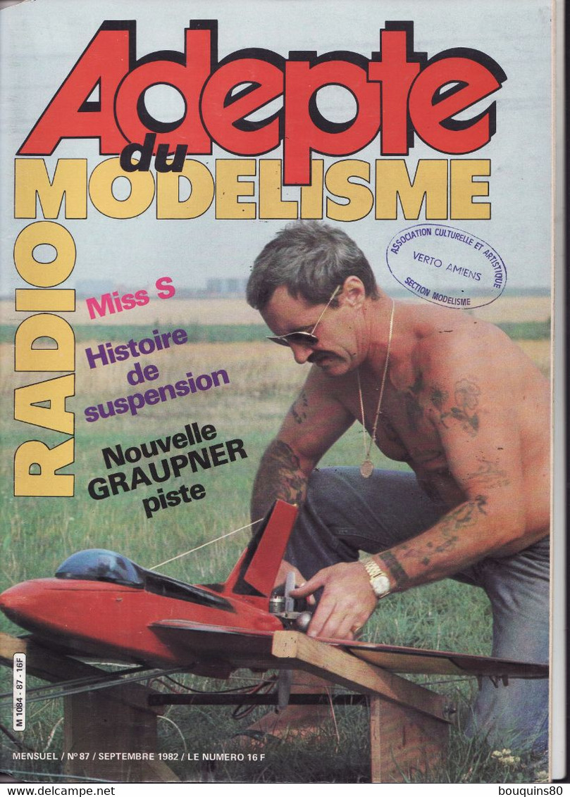 ADEPTE DU RADIO MODELISME N°87 Septembre 1982 - Modelbouw