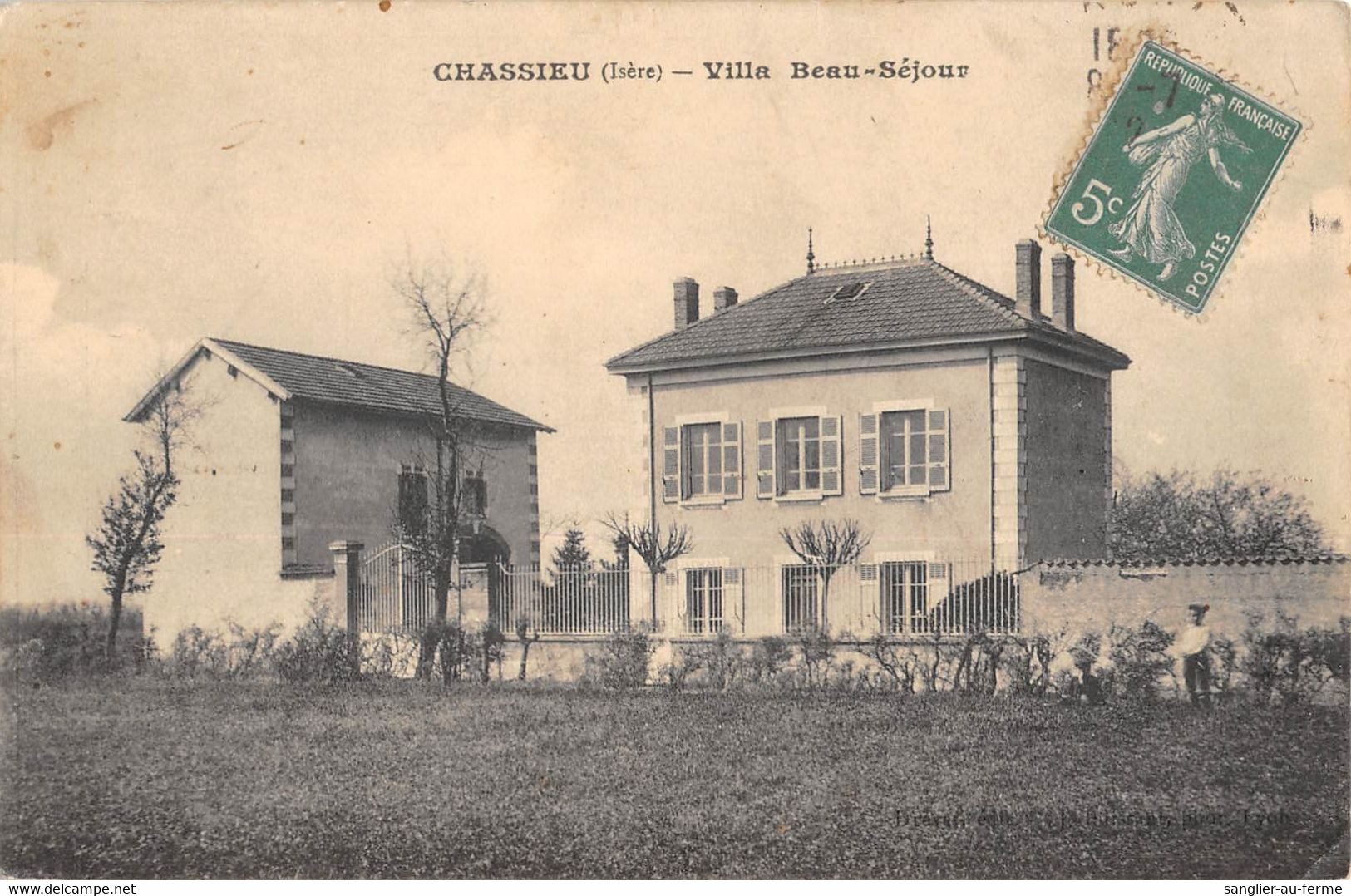CPA 38 CHASSIEU VILLA BEAU SEJOUR - Other & Unclassified