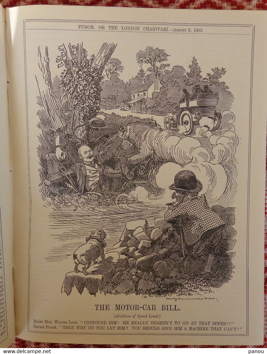 Punch, Or The London Charivari Vol. CXXV- AUGUST 5, 1903 - Magazine 18 Pages, Cartoons - Andere & Zonder Classificatie