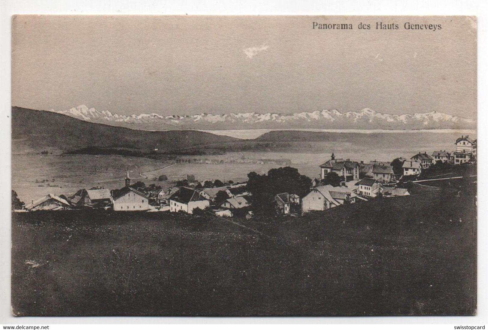 HAUTS GENEVEYS Panorama Edit. H. Fehlmann Phot. Cernier - Cernier