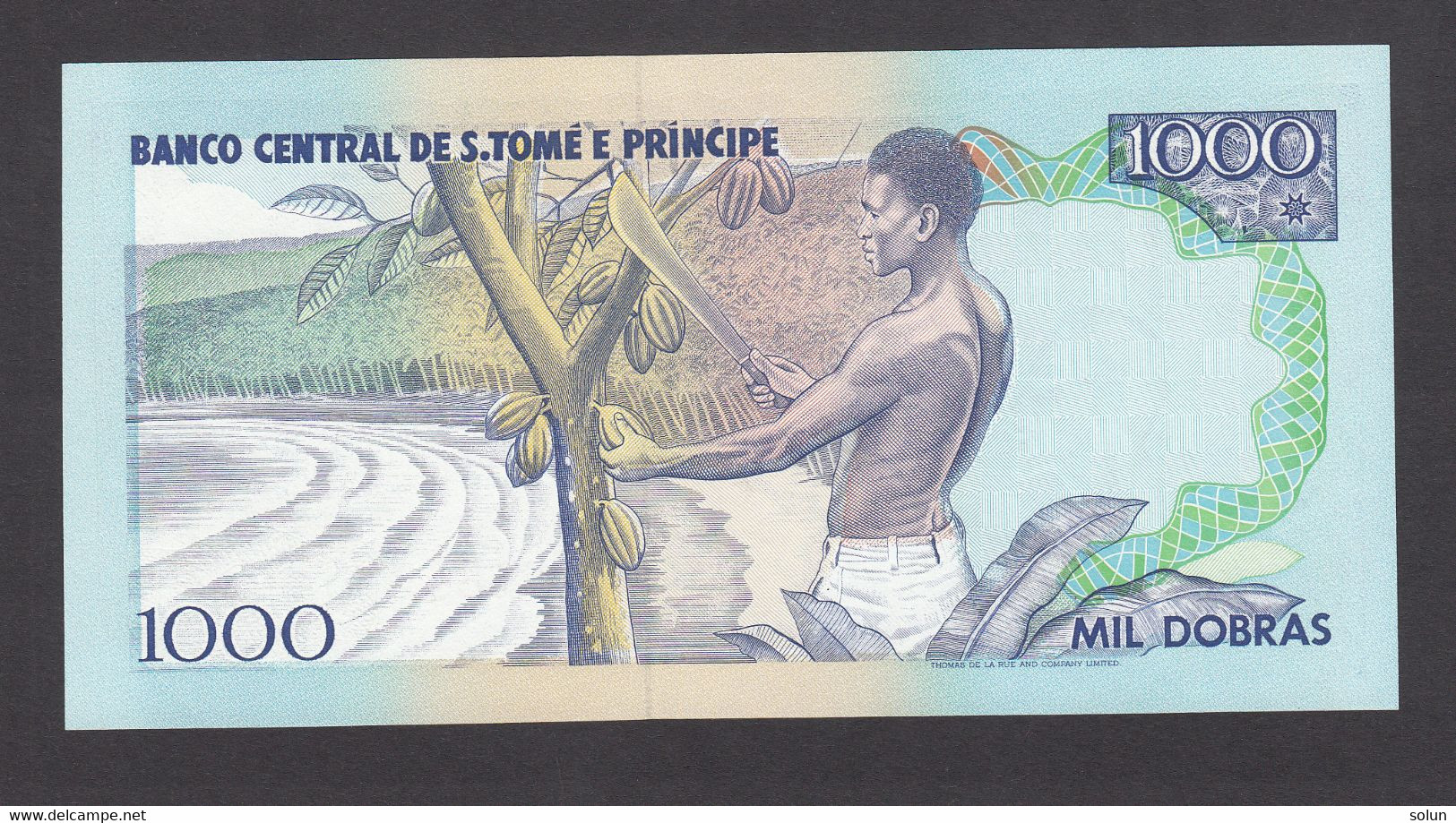 1000 MIL DOBRAS 1993 BANCO CENTRAL DE S.TOME E PRINCIPE BANKNOTE SAO TOME E PRINCIPE - Sao Tomé Et Principe