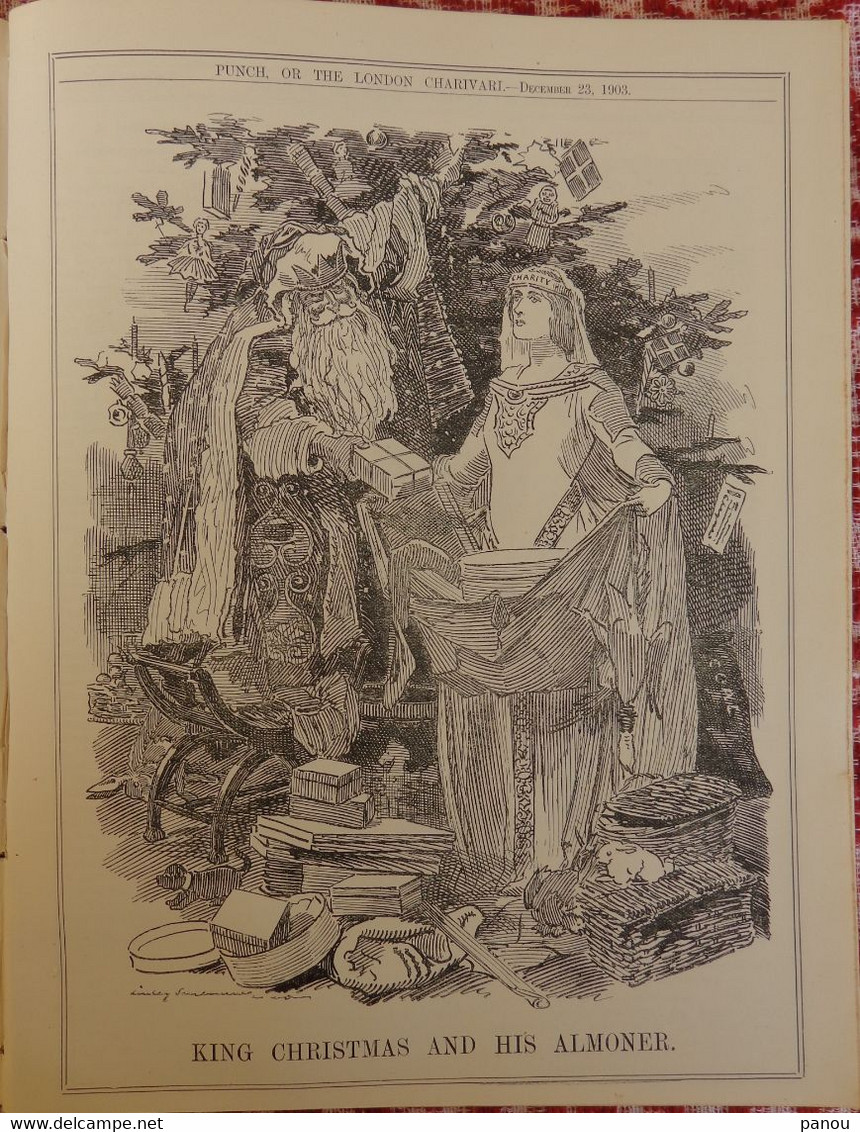 Punch, Or The London Charivari Vol. CXXV- DECEMBER 23, 1903 - Magazine 18 Pages, Cartoons - Altri & Non Classificati