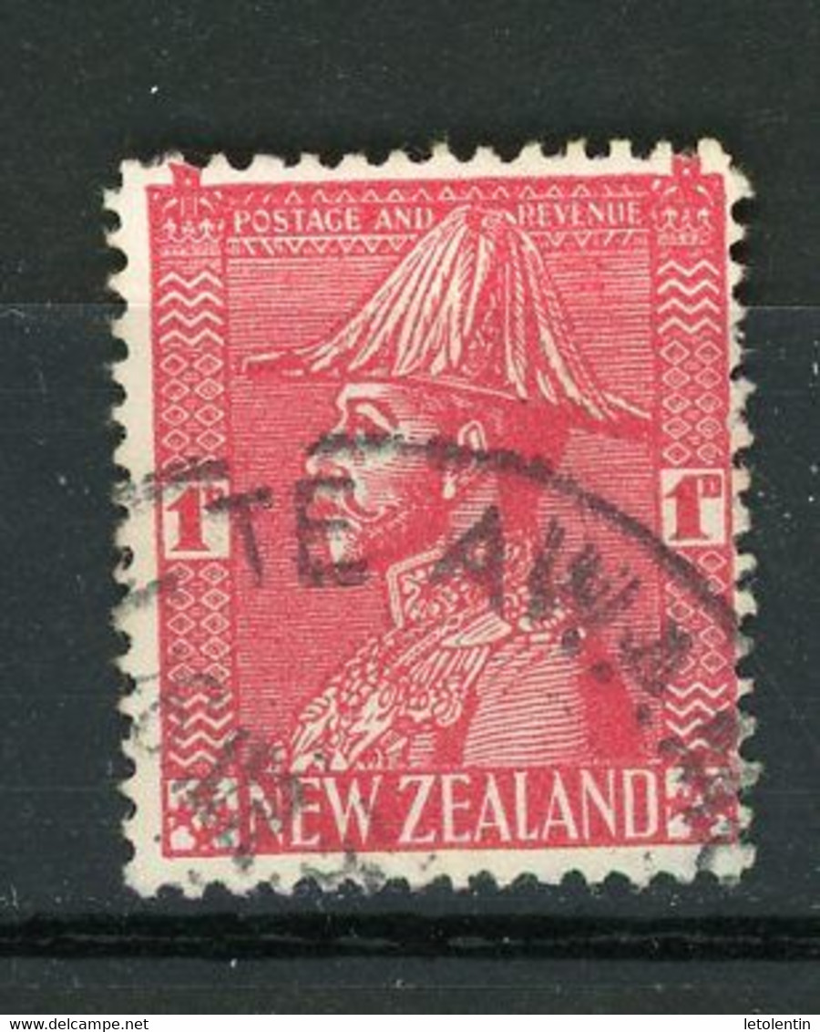 NOUVELLE-ZELANDE : GEORGE V N° Yvert 183 Obli. - Used Stamps