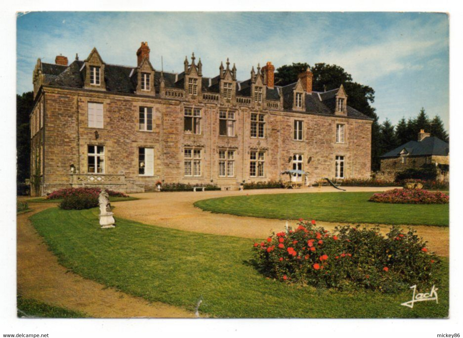LA GACILLY -1981 - Le Chateau De  Forêt  Neuve........cachet   ..............à Saisir - La Gacilly