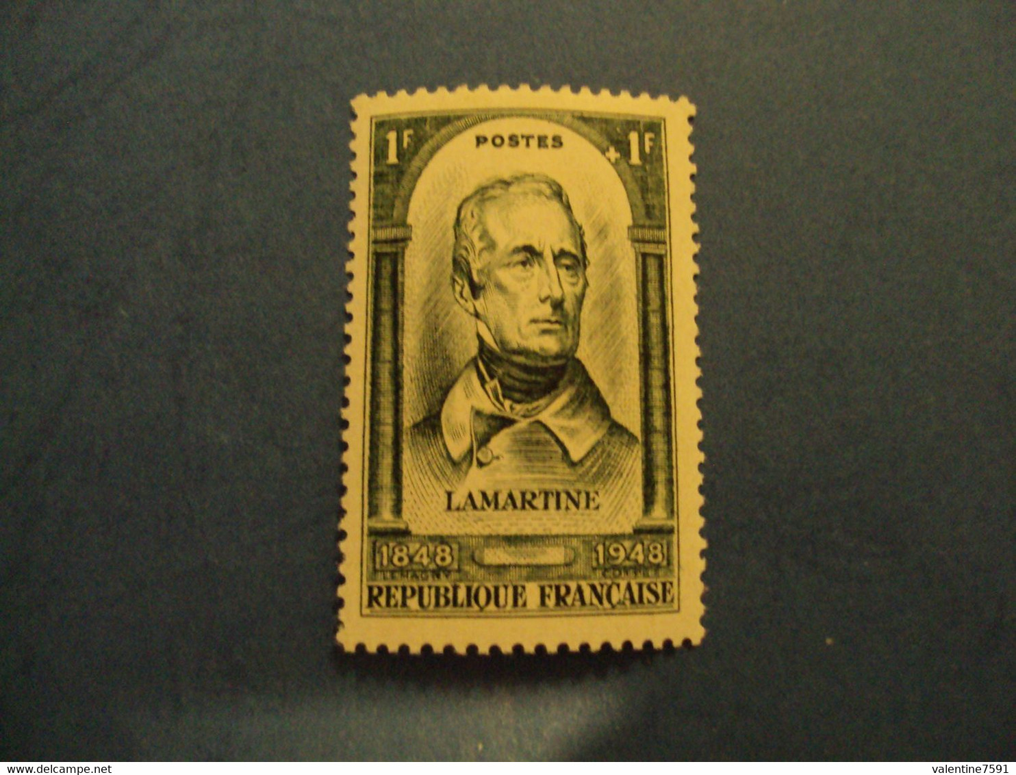 1940-49  -  NEUF  -  ++  -  N°  795  "    Lamartine  "      Net    0.55 - Neufs