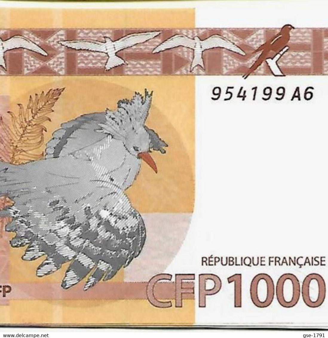 IEOM : Nlle CALEDONIE, TAHITI ,WALLIS  Nouveaux  Billets : 1000 Francs NEUF - Territoires Français Du Pacifique (1992-...)