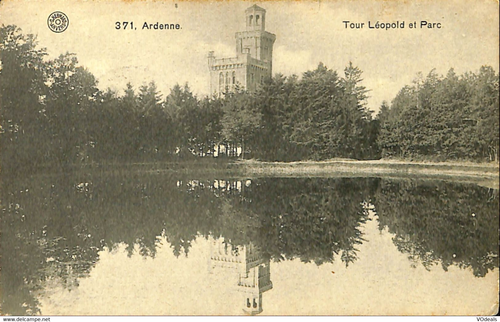 038 409 - CPA - Belgique - Tour Léopold Et Parc - Houyet