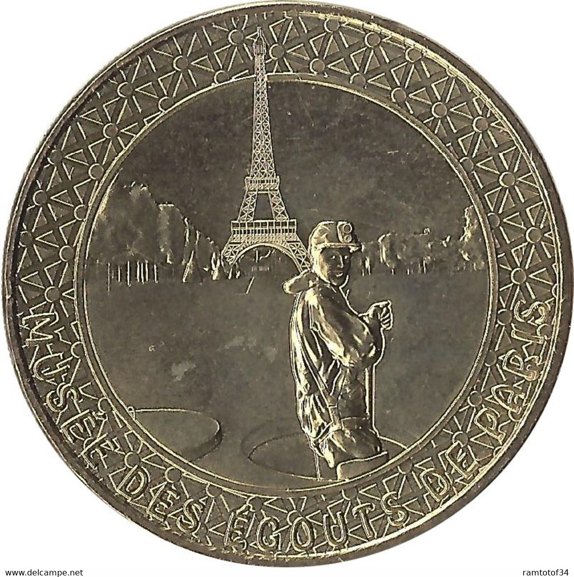 2021 MDP324 - PARIS - Les Égouts De Paris 4 (égoutier Et Tour Eiffel) / MONNAIE DE PARIS - 2021