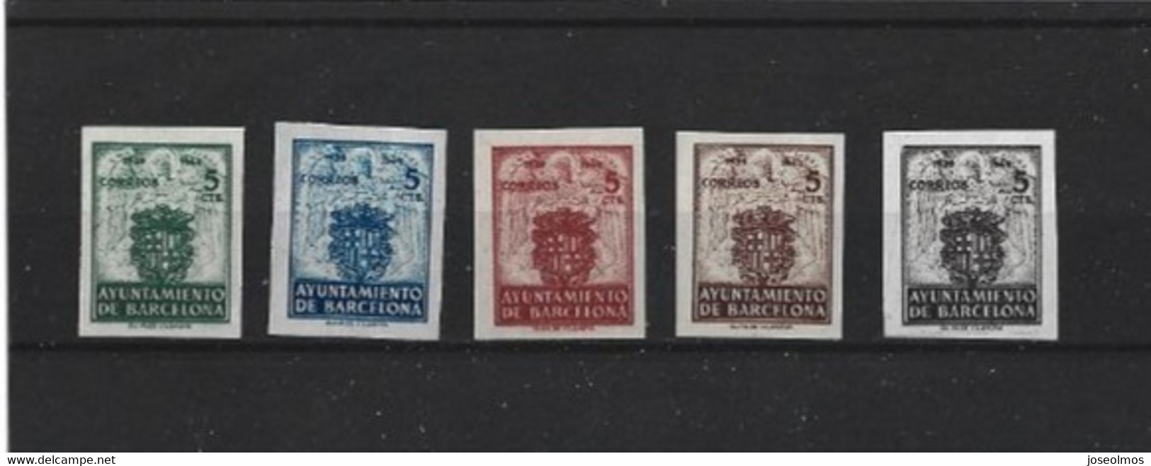 TIMBRE ESPAGNE BARCELONE ND NEUF SG ( COMME HABITUEL ) N°55s 59s   5vls - Barcelona