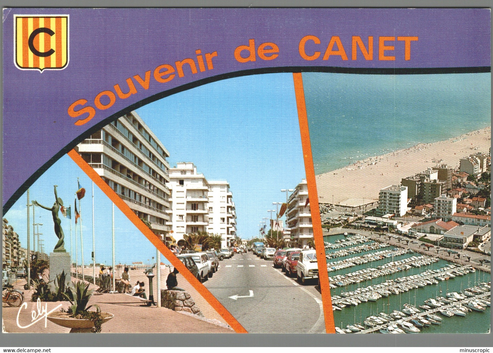 CPM 66 - Canet Plage - La Plage - Avenue De La Méditerranée - Vue Générale - Canet En Roussillon