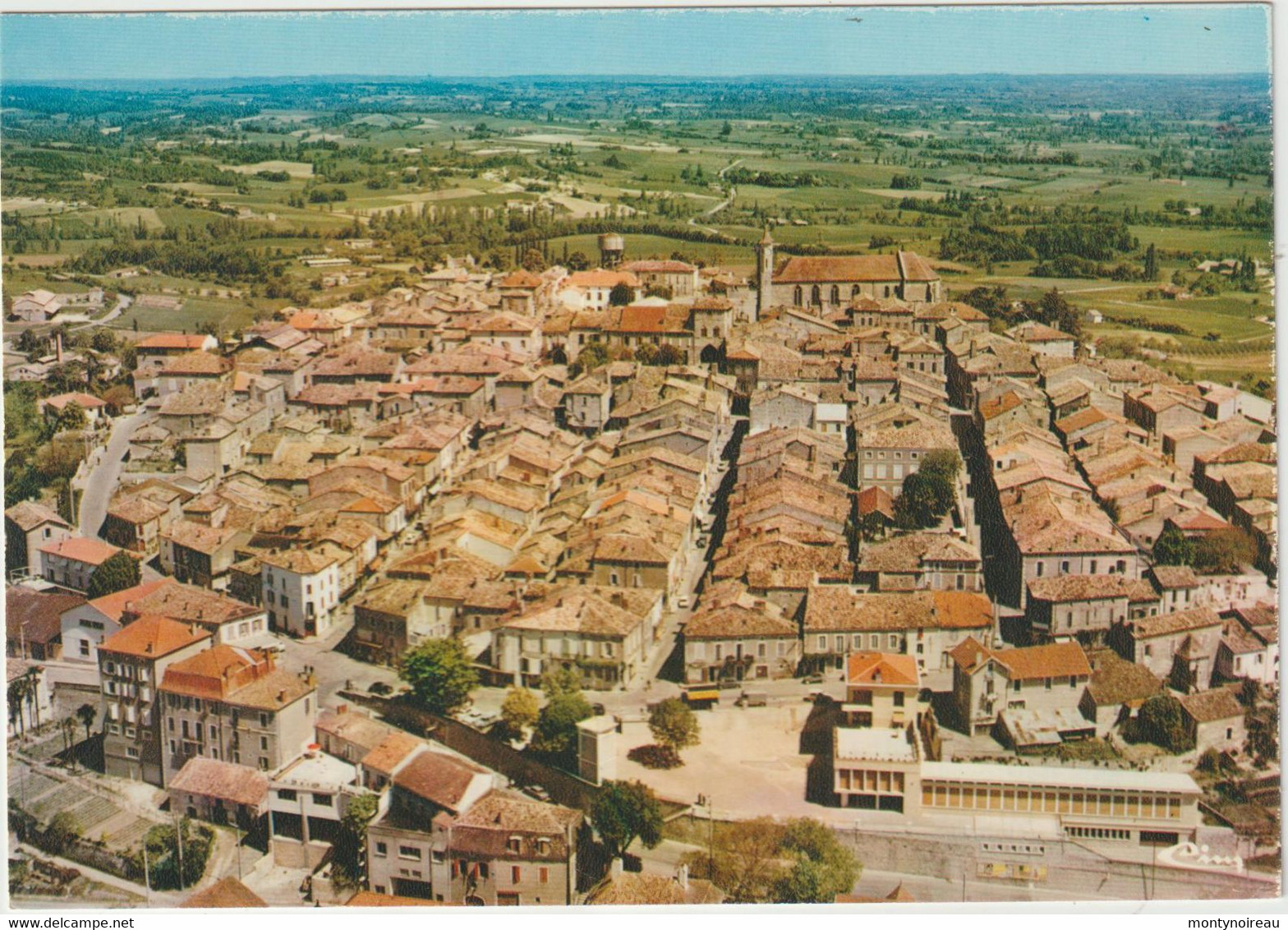 Lot Et  Garonne :  MONTFLANQUIN  : Vue A érienne - Monflanquin