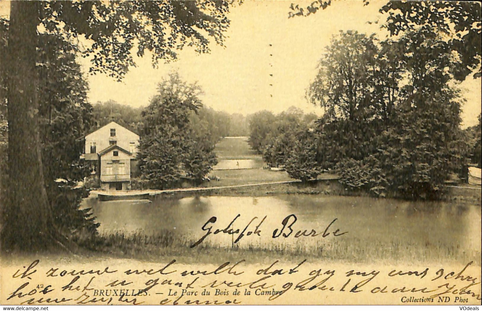 038 423 - CPA - Belgique - Bruxelles - Le Parc Du Bois De La Cambre - Bosques, Parques, Jardines