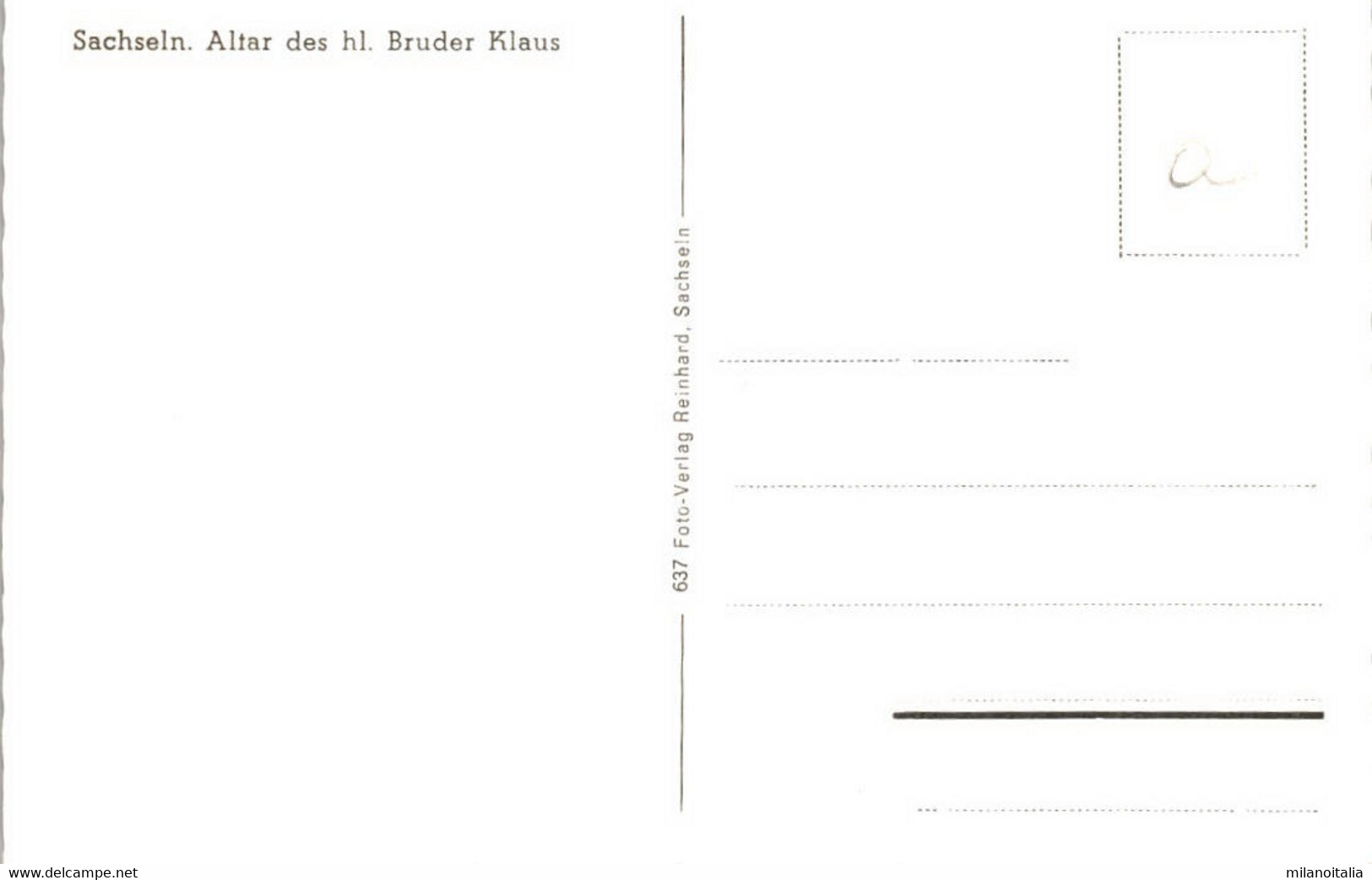 Sachseln - Altar Des Hl. Bruder Klaus (637) (a) - Sachseln