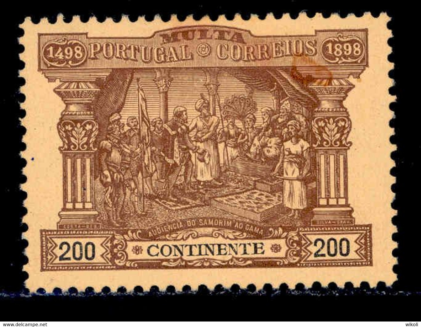 ! ! Portugal - 1898 Postage Due 200 R - Af. P 06 - MH - Nuevos