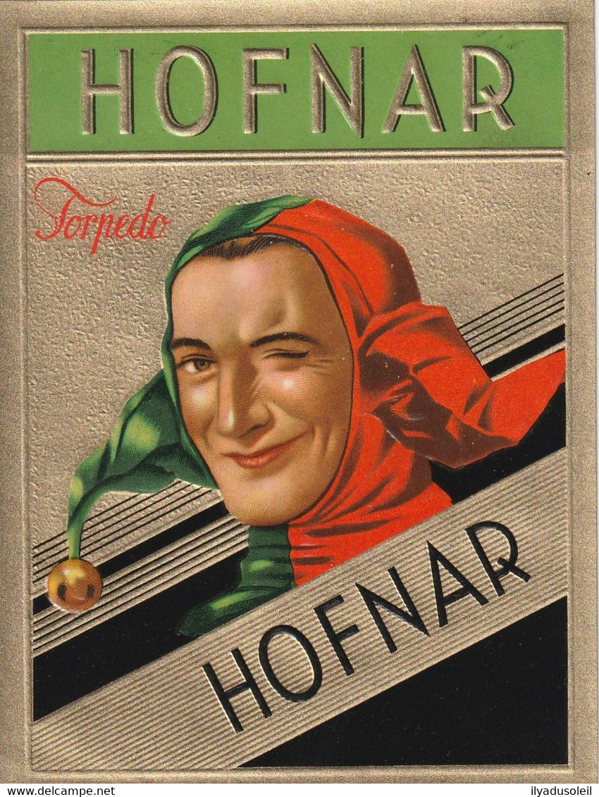 Etiquette Boite Cigare En Relief  " HOFNAR " - Labels