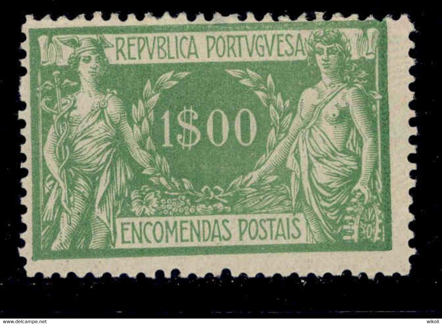 ! ! Portugal - 1920 Parcel Post 1$00 - Af. EP 12 - No Gum - Neufs