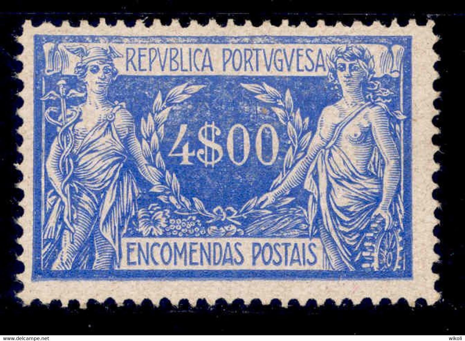 ! ! Portugal - 1920 Parcel Post 4$00 - Af. EP 15 - MH - Unused Stamps