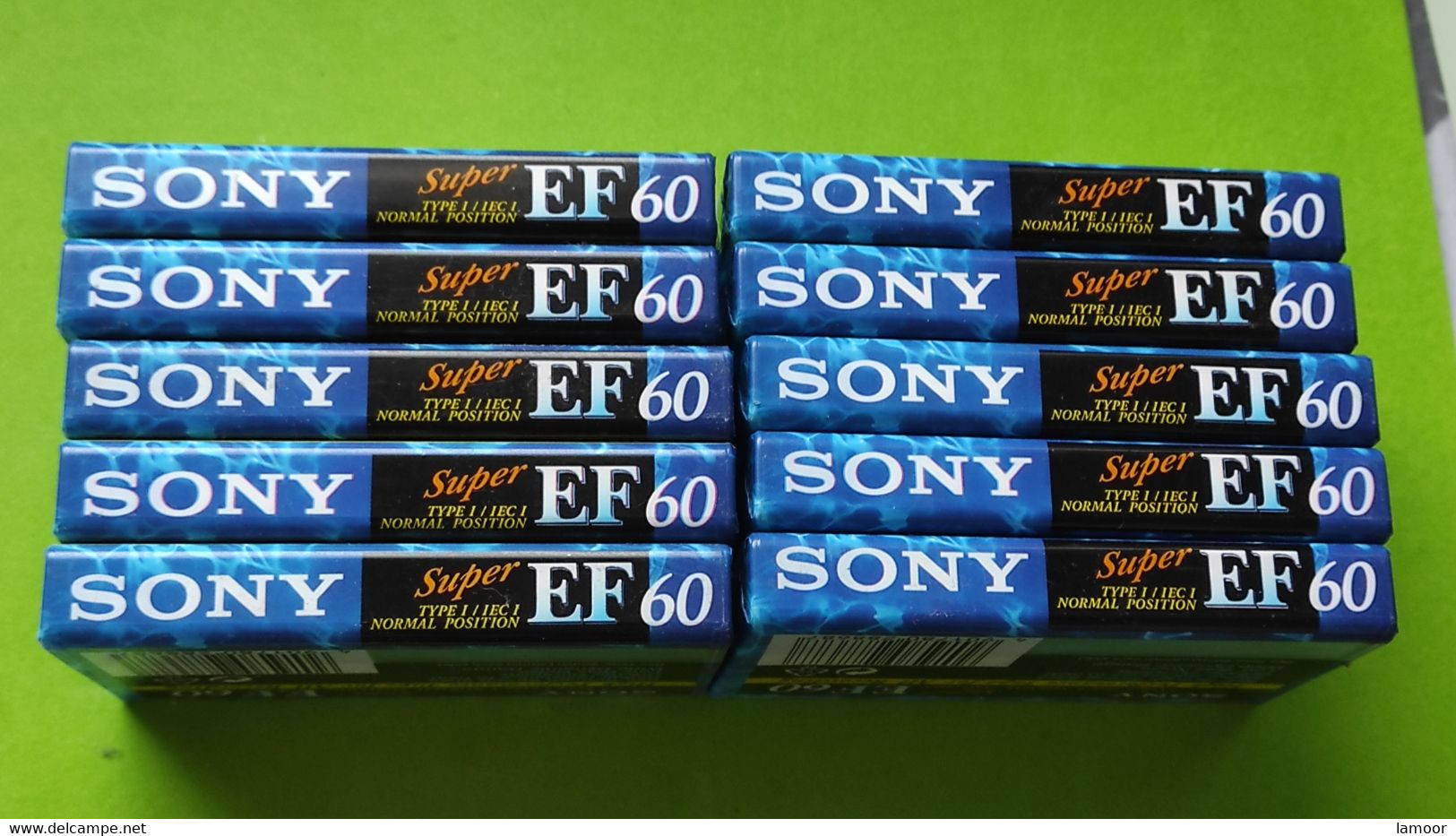 SONY SUPER EF 60 Audiokassetten Audio Tape Kassette 10 STÜCK - Cassette Beta