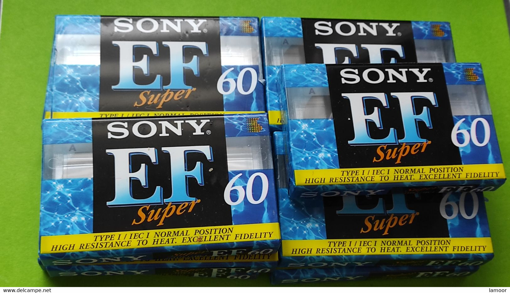 SONY SUPER EF 60 Audiokassetten Audio Tape Kassette 10 STÜCK - Casette Beta