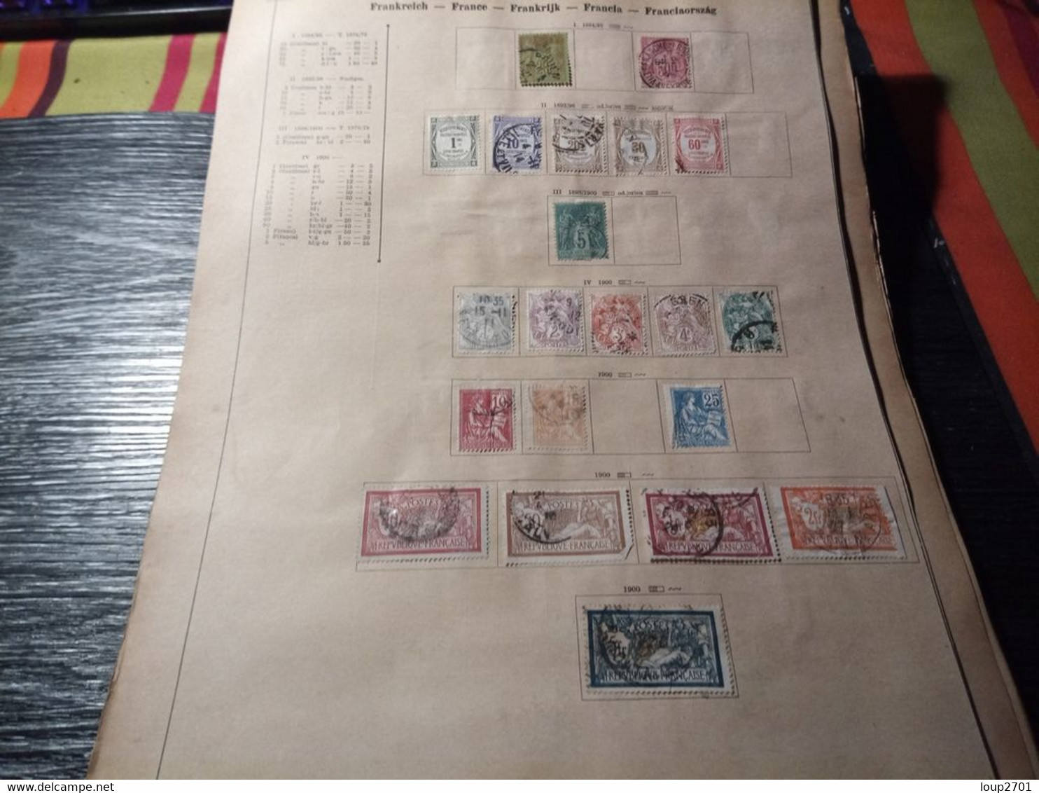 DM796 LOT FEUILLES FRANCE ET EUROPE TOUS ETATS A TRIER COTE ++ DÉPART 10€ - Verzamelingen (in Albums)