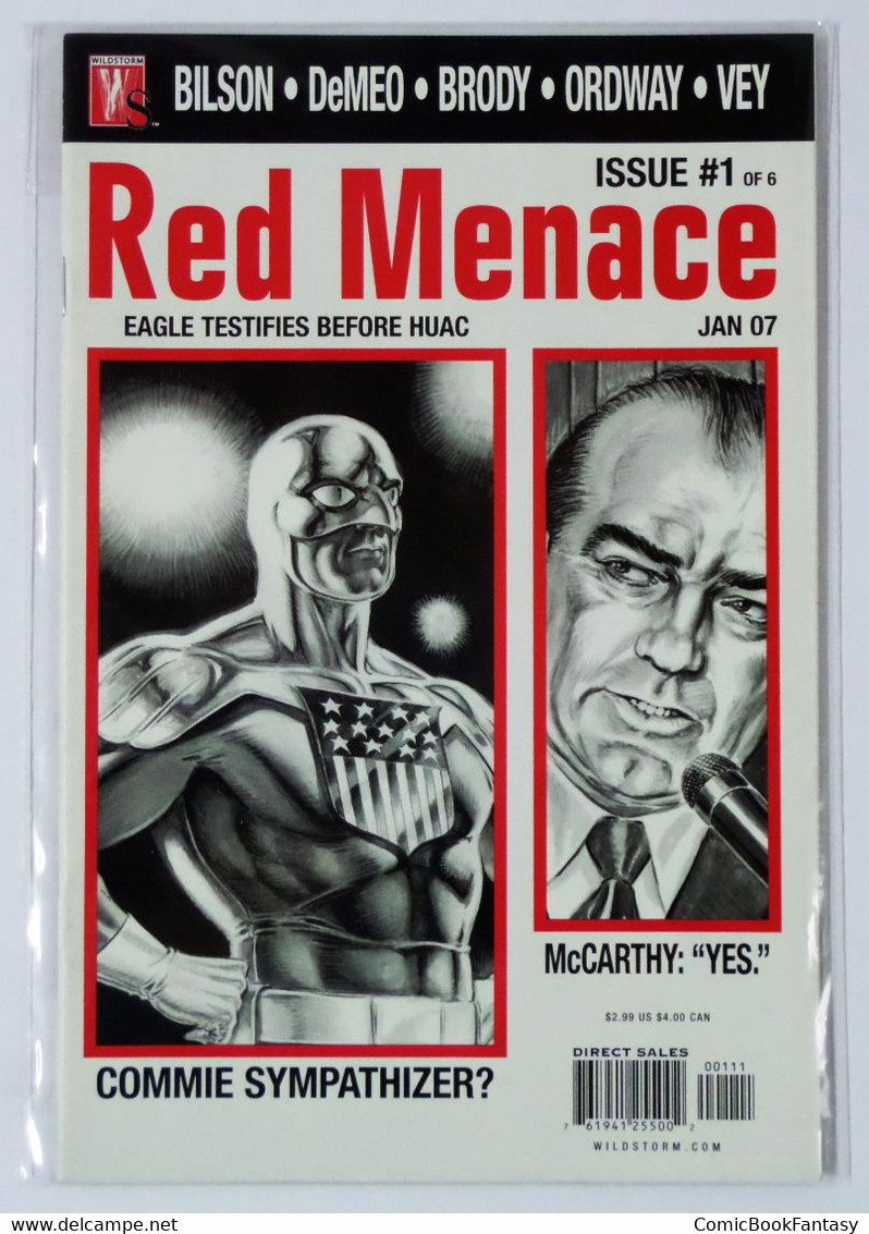 Red Menace #1 2007 WildStorm - NM - Otros Editores