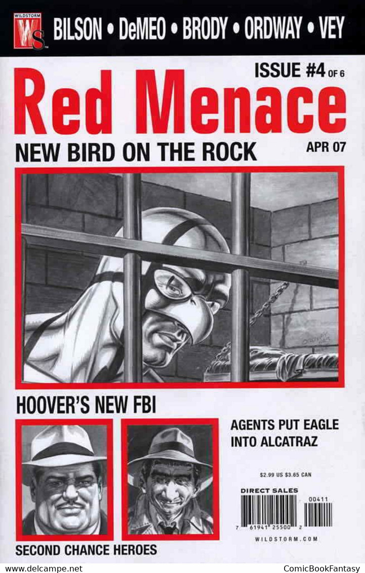 Red Menace #4 2007 WildStorm - NM - Otros Editores