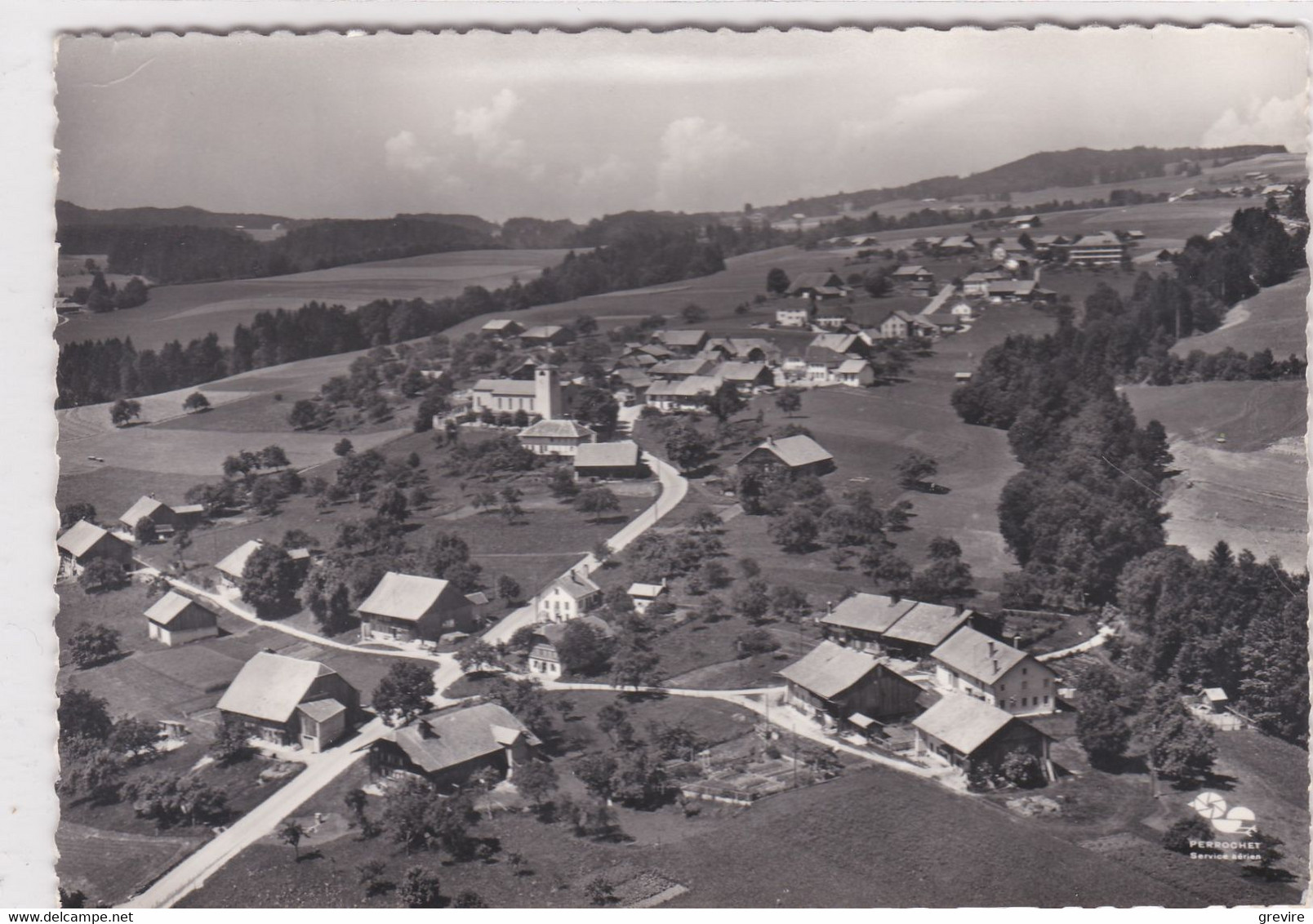 Sorens, Vue Aérienne. Carte-photo,  Format 10 X 15 - Sorens