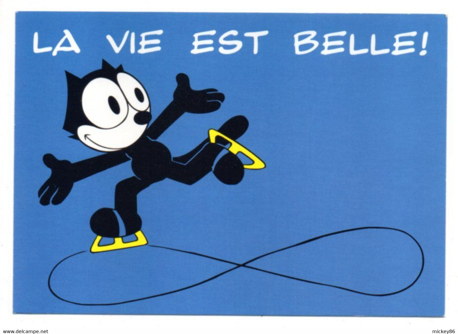 B.D ---FELIX LE CHAT ---1997-- La Vie Est Belle   ( Patinage Sur Glace ) .................................à Saisir - Bandes Dessinées