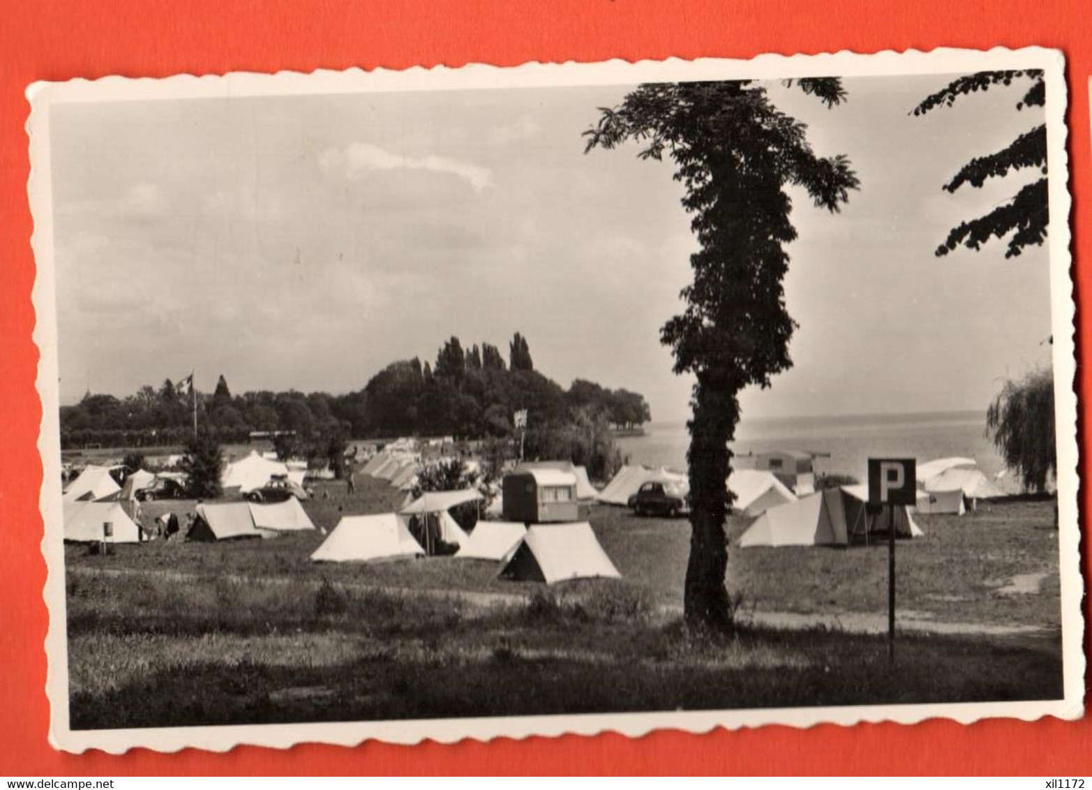 PPH1-13 RARE Morges Camping Du Petit Bois, Tentes. Perrochet 3752 NC - Morges