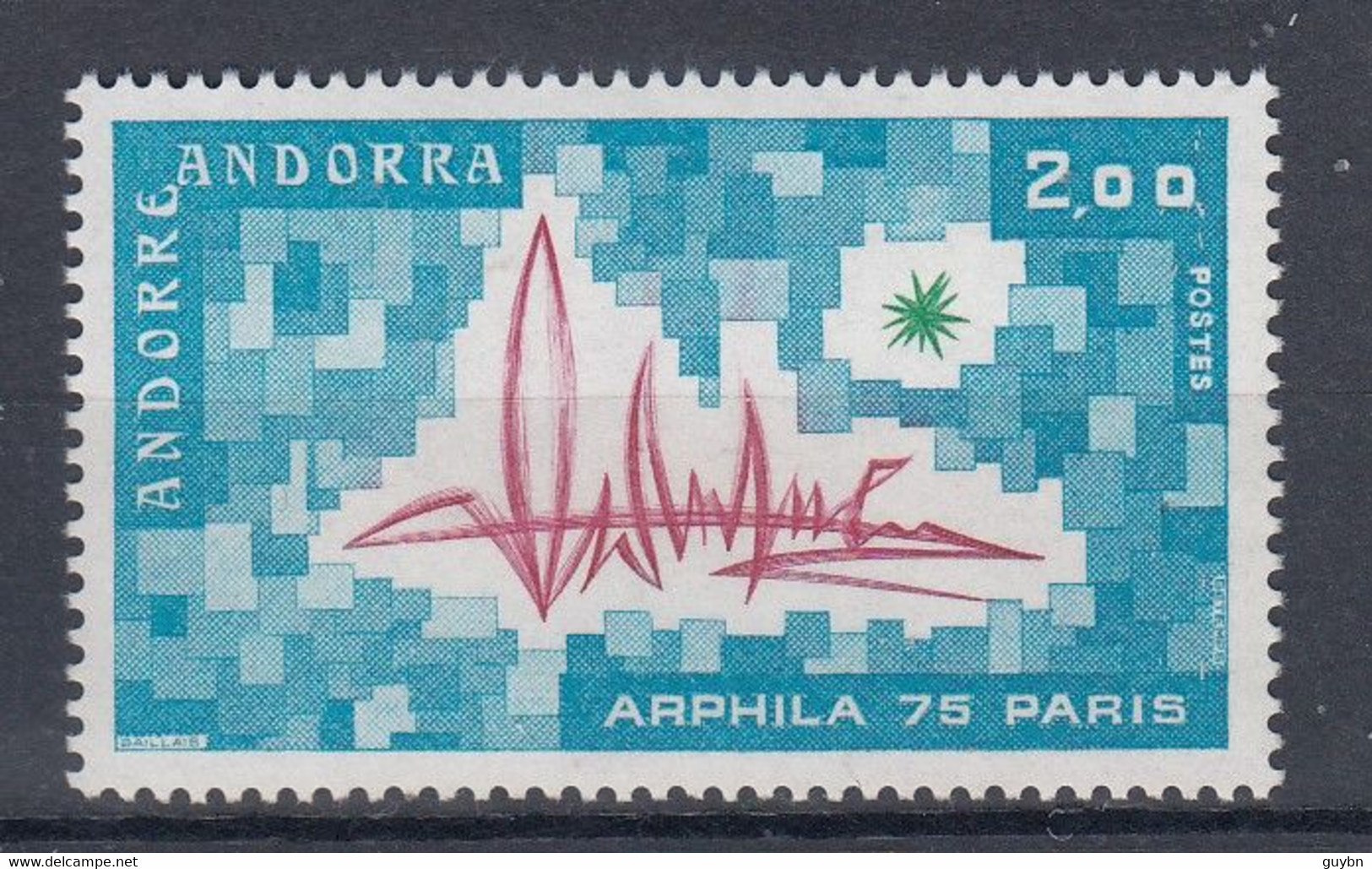 < Andorre YT N° 248 . Sans Charnière Ni Trace MNH **  Arphila 75 Paris - Neufs