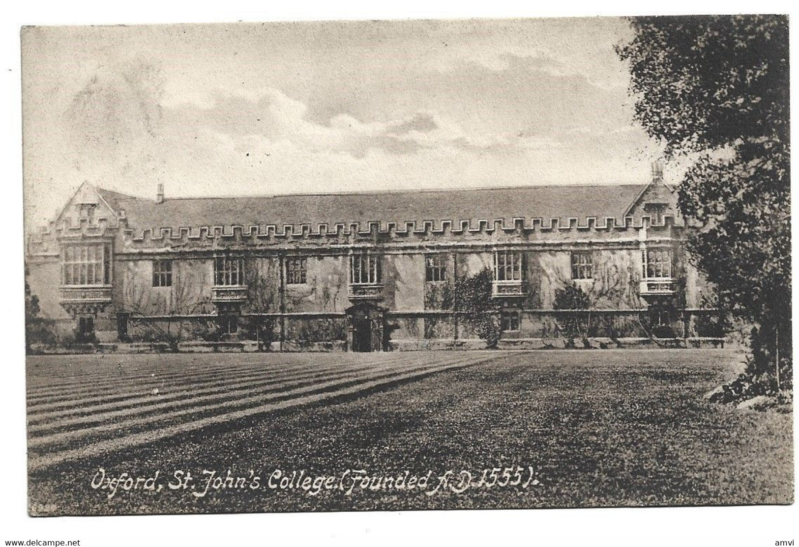 22-4 - 717 Oxford - St John's College ( Founded A.D. 1555 ) - Oxford