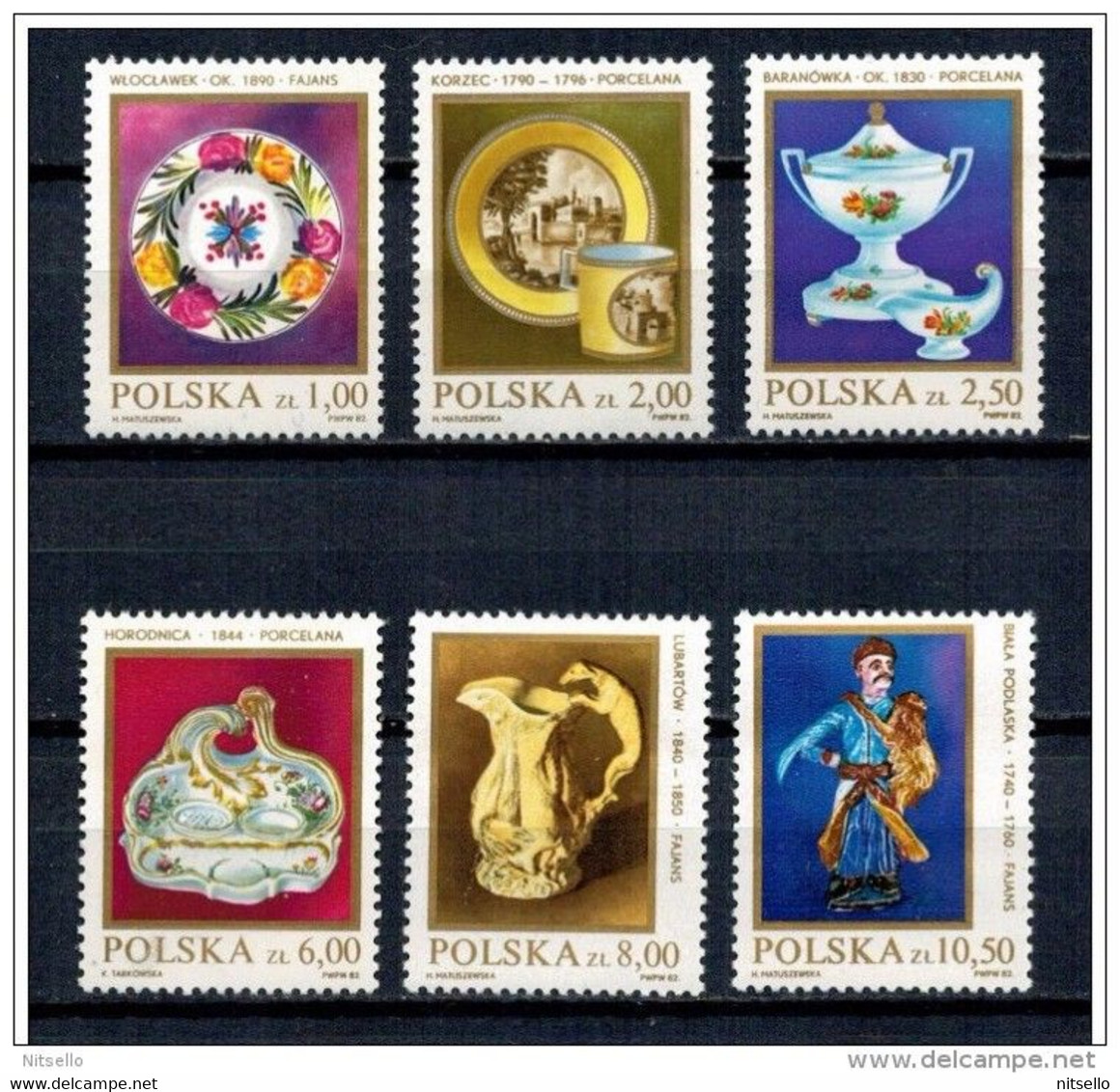 LOTE 1787  ///  POLONIA   YVERT Nº: 2793/98  ** MNH   -   CATALOG /COTE: 5.30€     **** OFERTA ***** - Andere & Zonder Classificatie