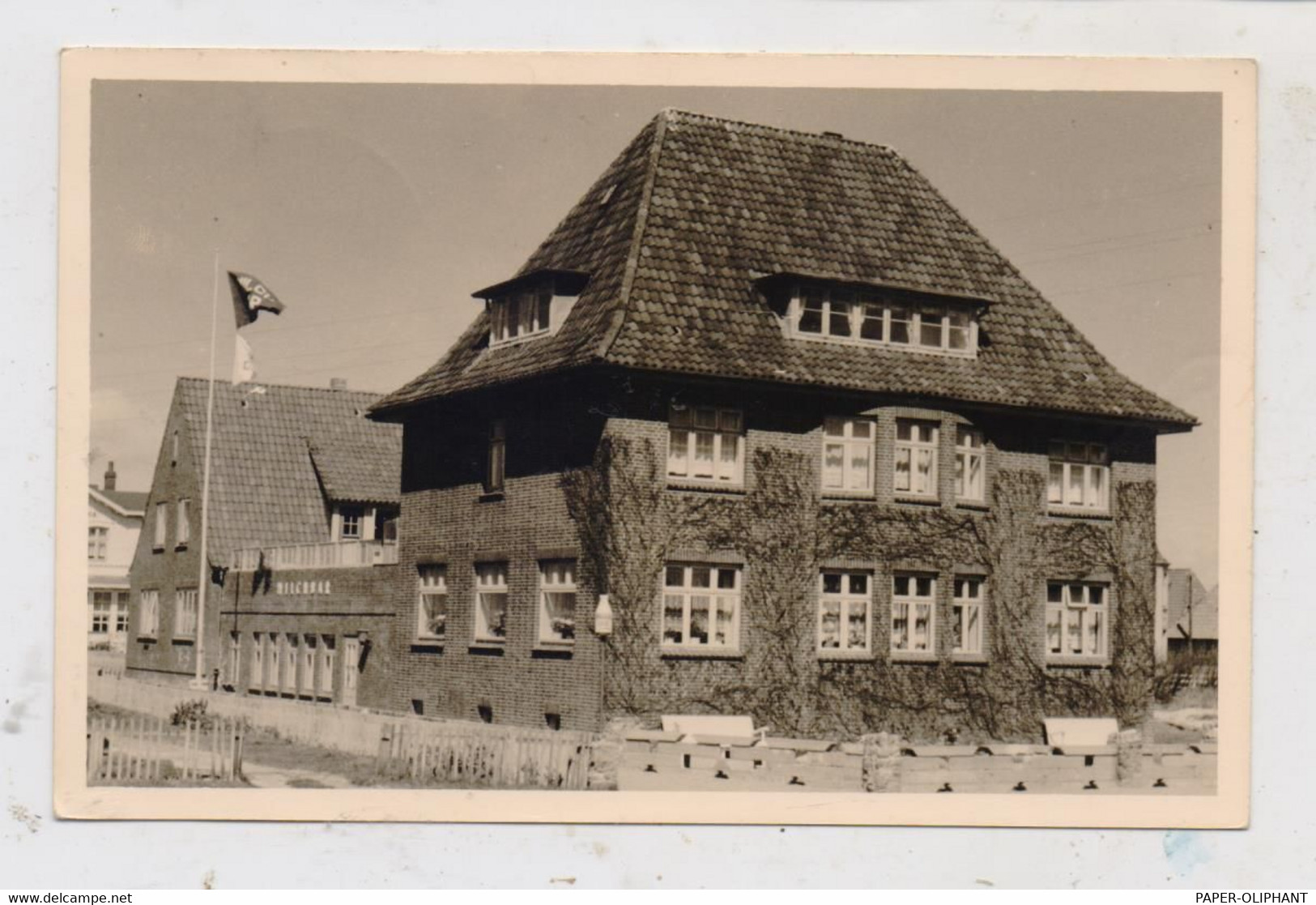 2252 ST. PETER - ORDING, Milchbar, 1954, Photo-AK Erica Hertzberg - St. Peter-Ording