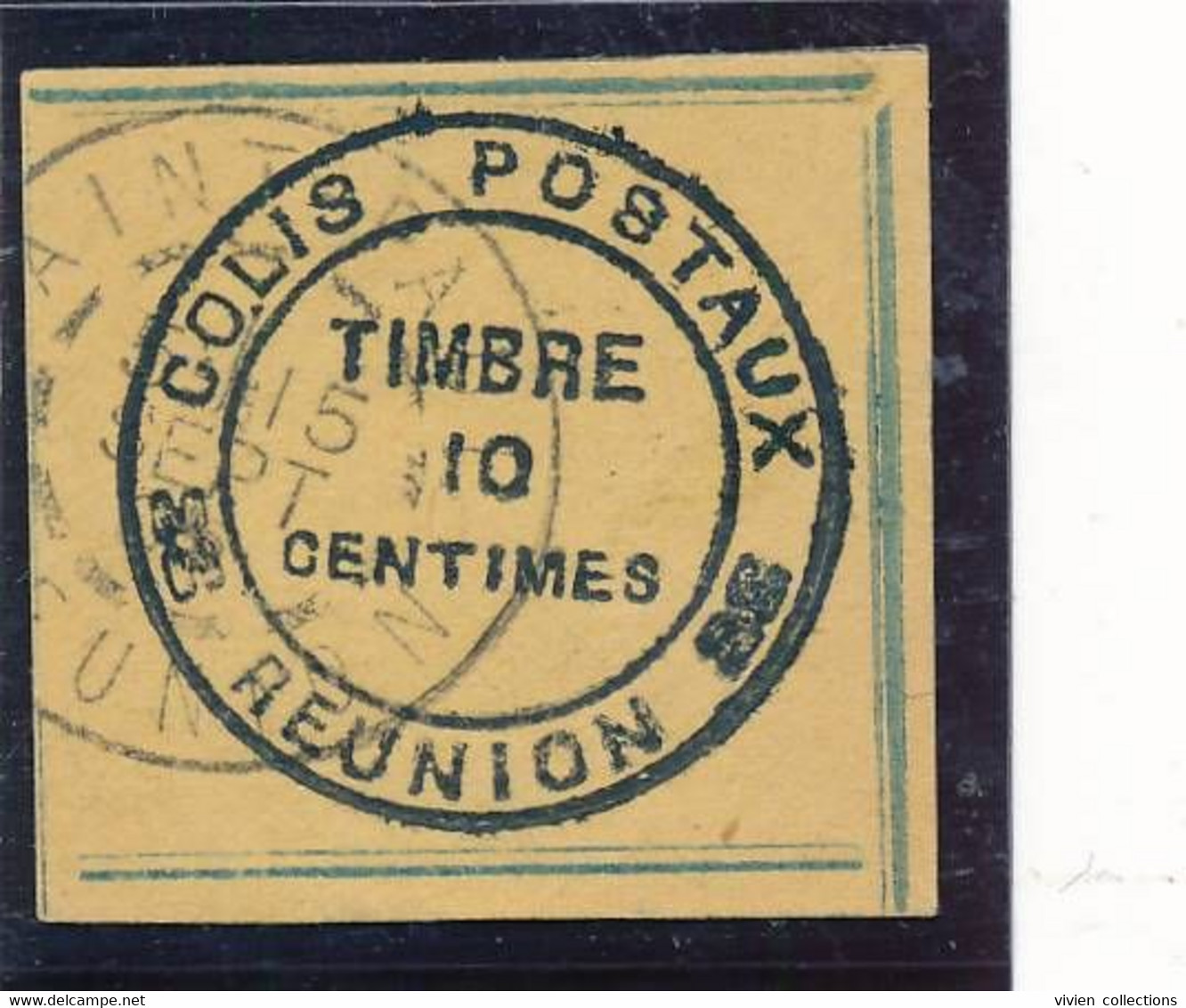 Colonie Française Ile De La Réunion Colis Postaux N° 2 Oblitéré à Saint Paul Le 15 Septembre 1895 - Impuestos