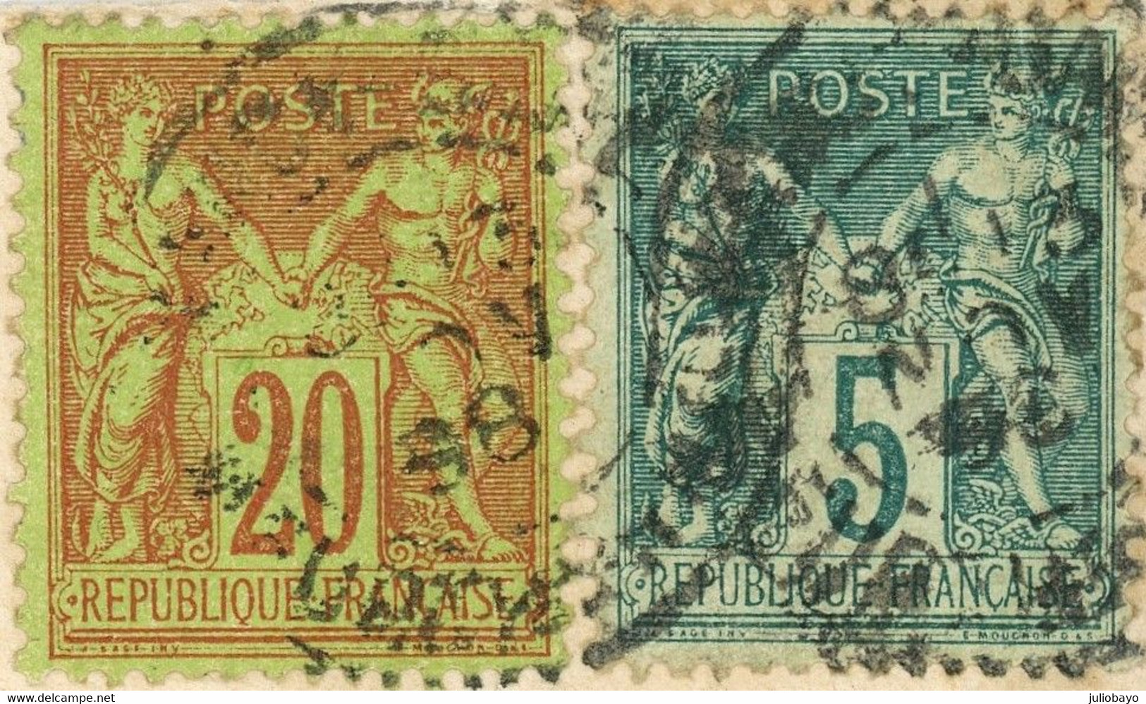 13 Novembre 1898 Enveloppe Sage N°96+75 Vert Sur Verdatre,Nancy Gare Vers Munich Allemagne - 1877-1920: Semi-Moderne