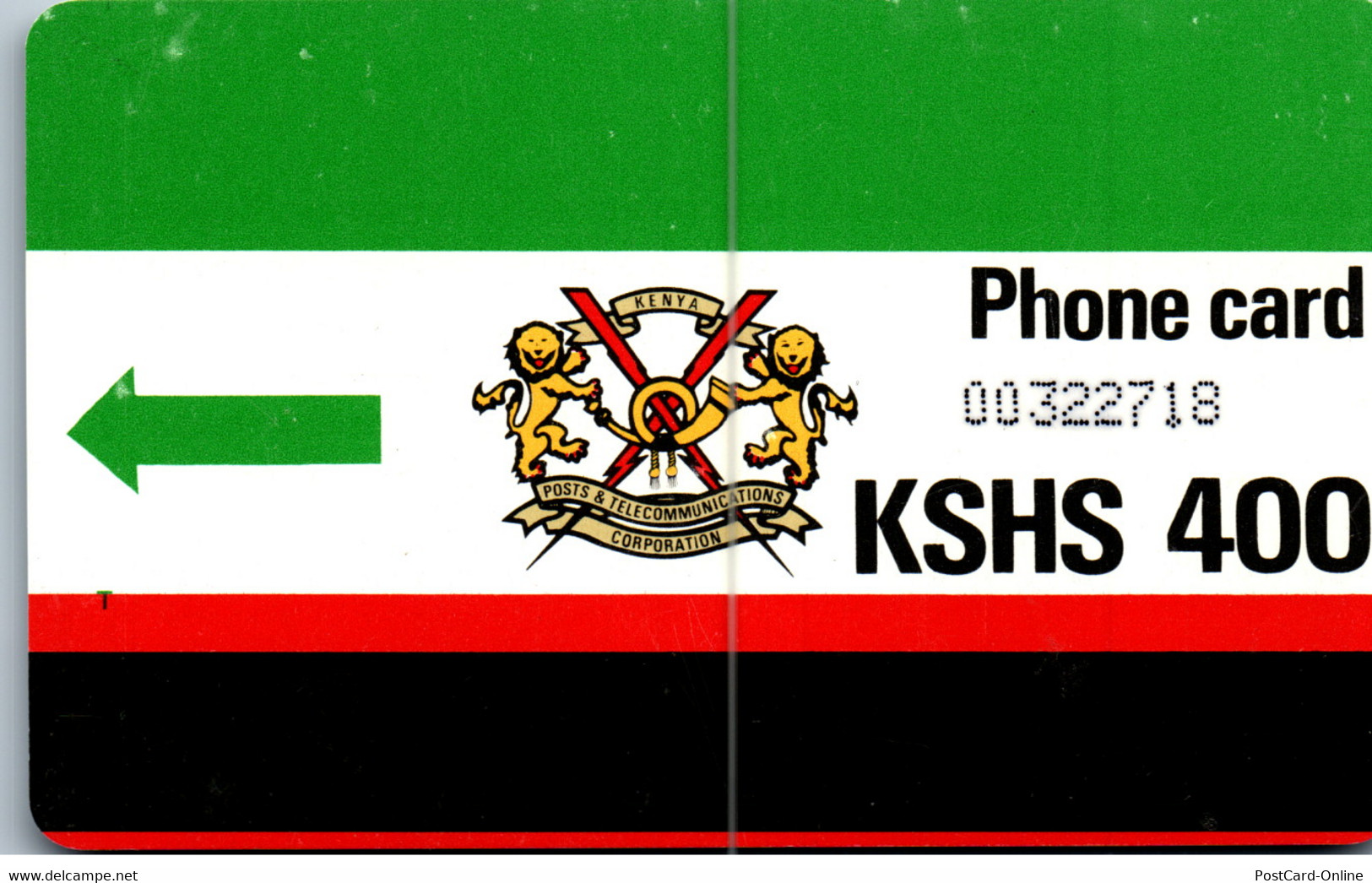 31401 - Kenia - Phone Card , KSHS 400 - Kenya