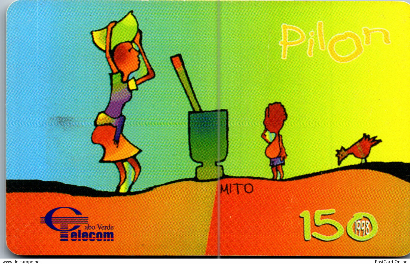 31405 - Kapverden - Cabo Verde , Telecom , Pilon - Cape Verde